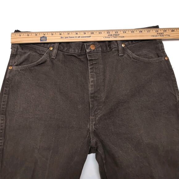 Wrangler 936KCL Cowboy Cut Jeans Mens 38x32 Actual 36.75x31.5 Brown Western USA - Picture 6 of 14